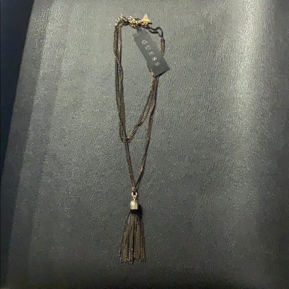 Guess long tassel necklace 30” with 2” extender - Picture 7 of 7